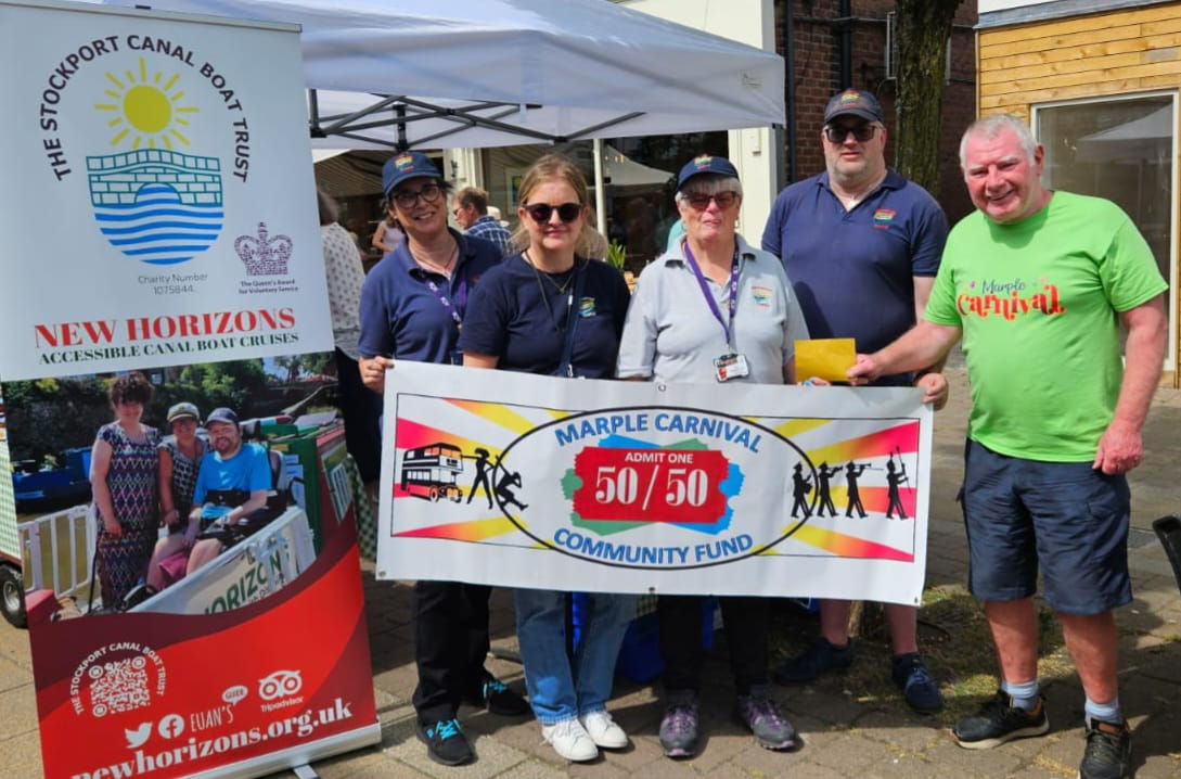 Presentation to New Horizons by Marple Carnival Community Fund on 21 June 2025